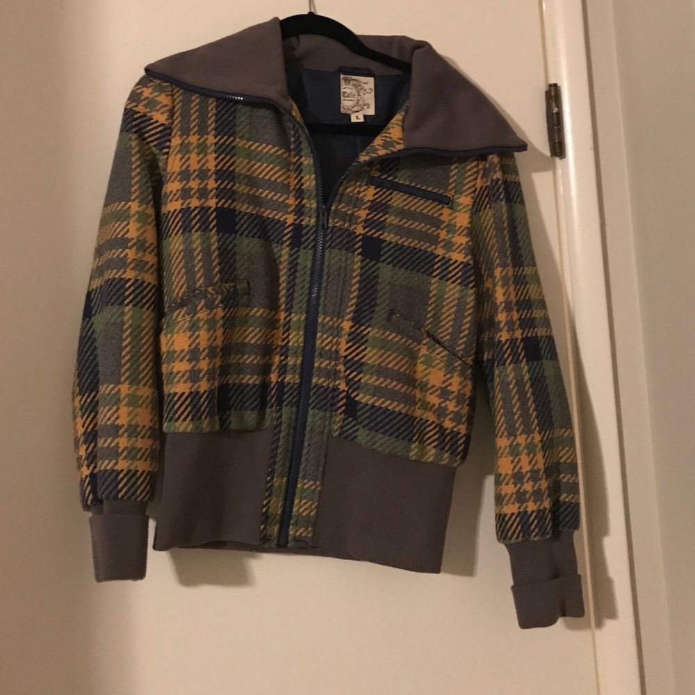 Fall plaid jacket
